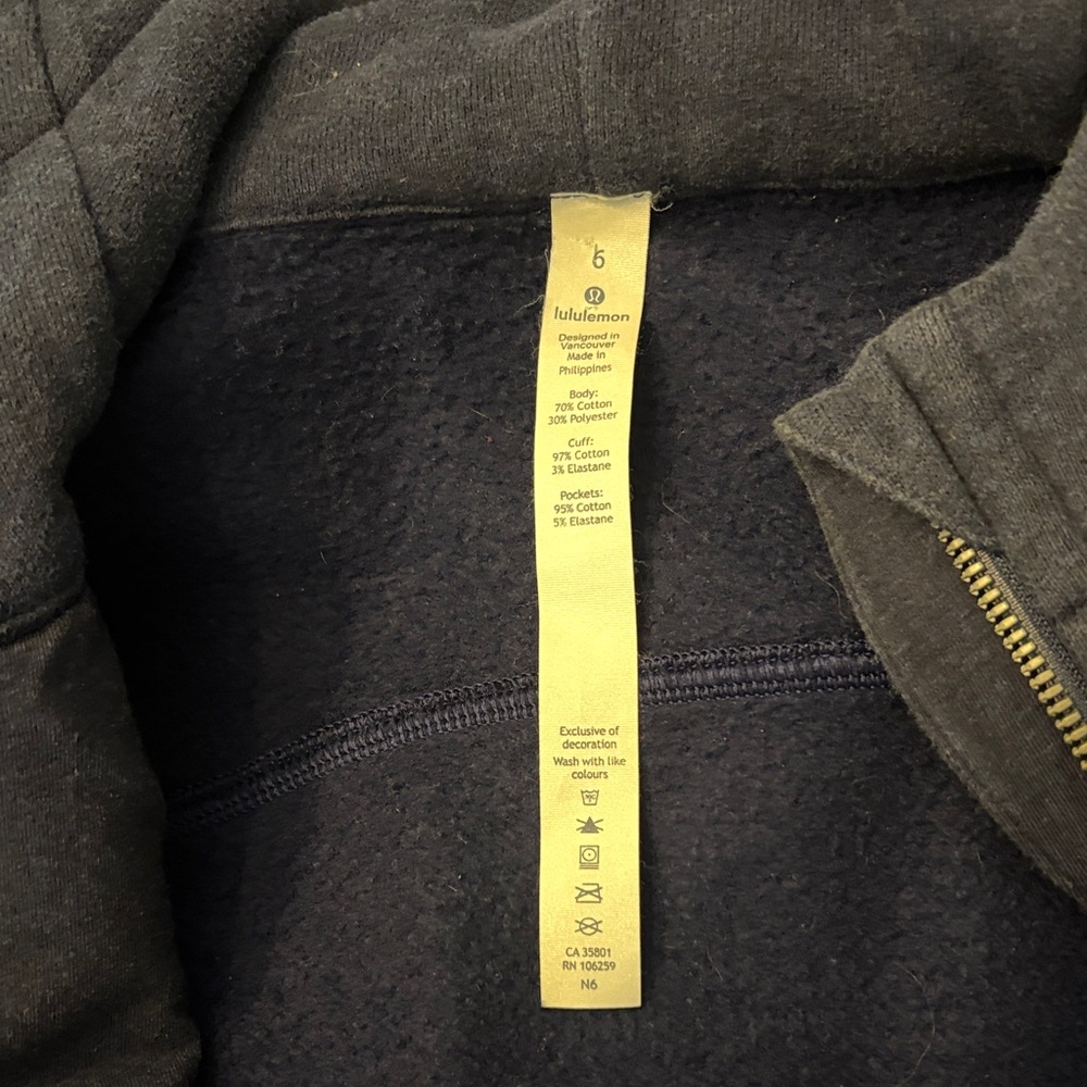 Lululemon Zip Up Sweater With Hood - Picture 3 of 3